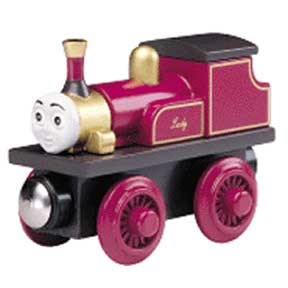 Lady Wooden Train Engine